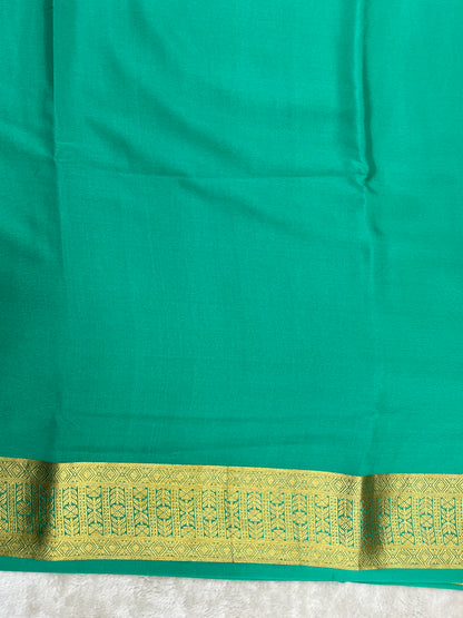 pure crepe mysore silk saree - plain self -16271502