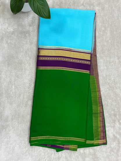 pure crepe mysore silk 3D Saree16271506