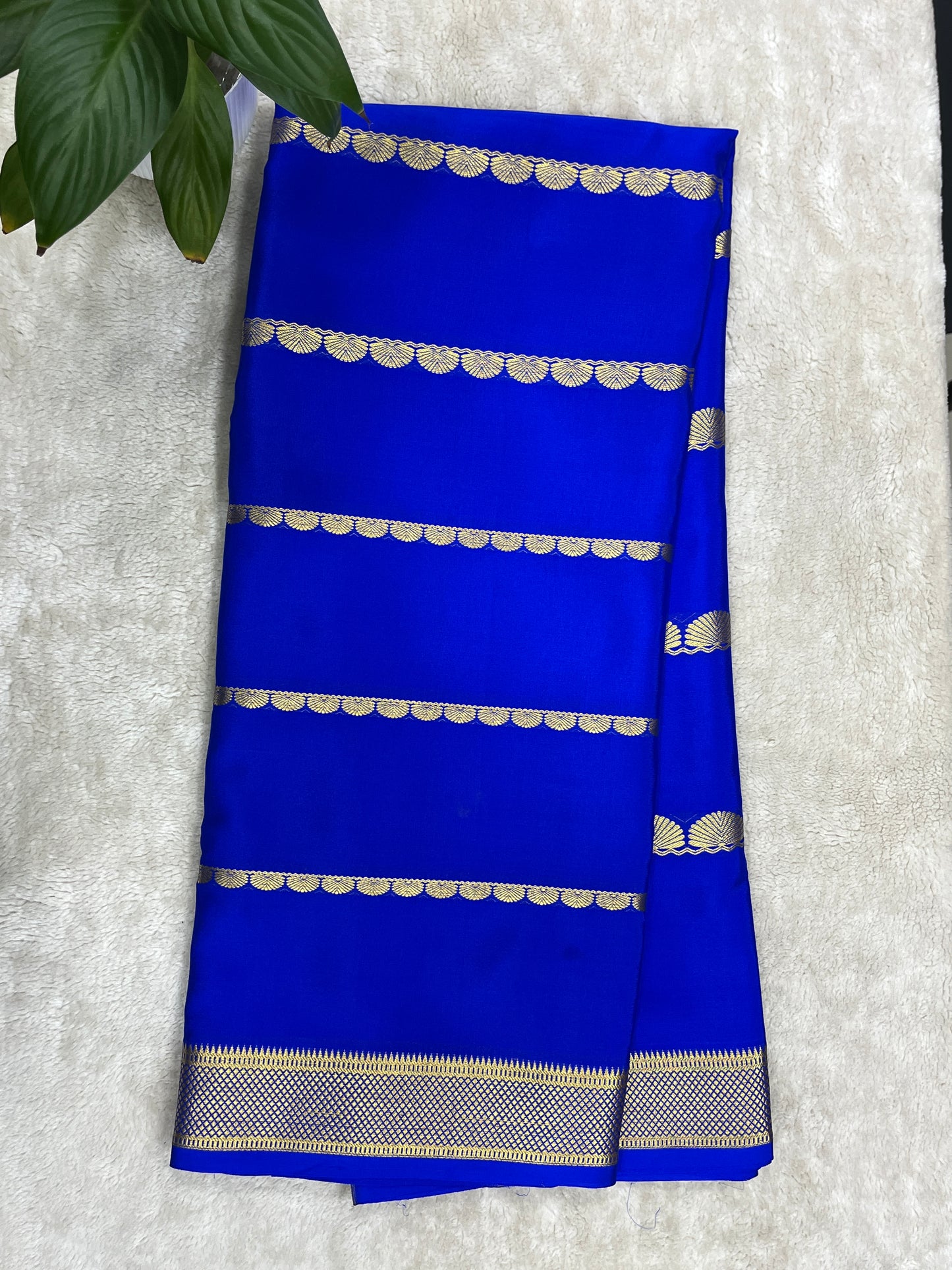 Pure Crepe Mysore silk saree 1145317