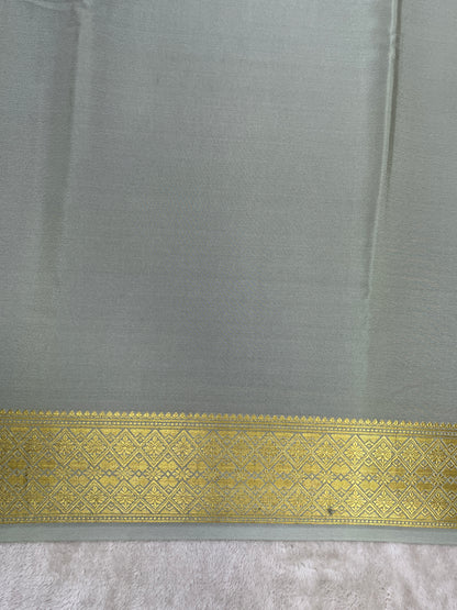 Pure crepe Mysore silk saree - 16271502