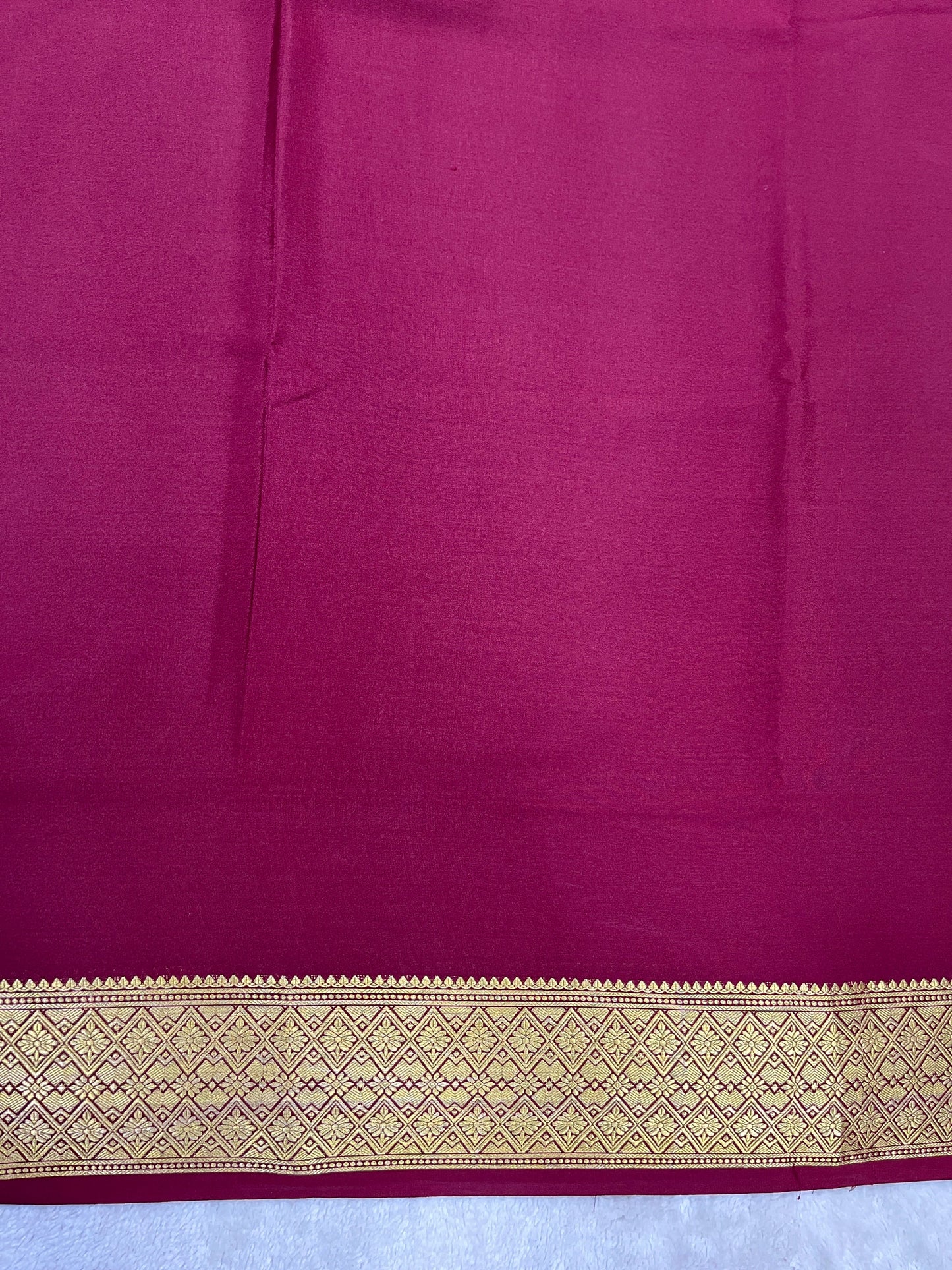 Pure Crepe Mysore silk saree - 16271502