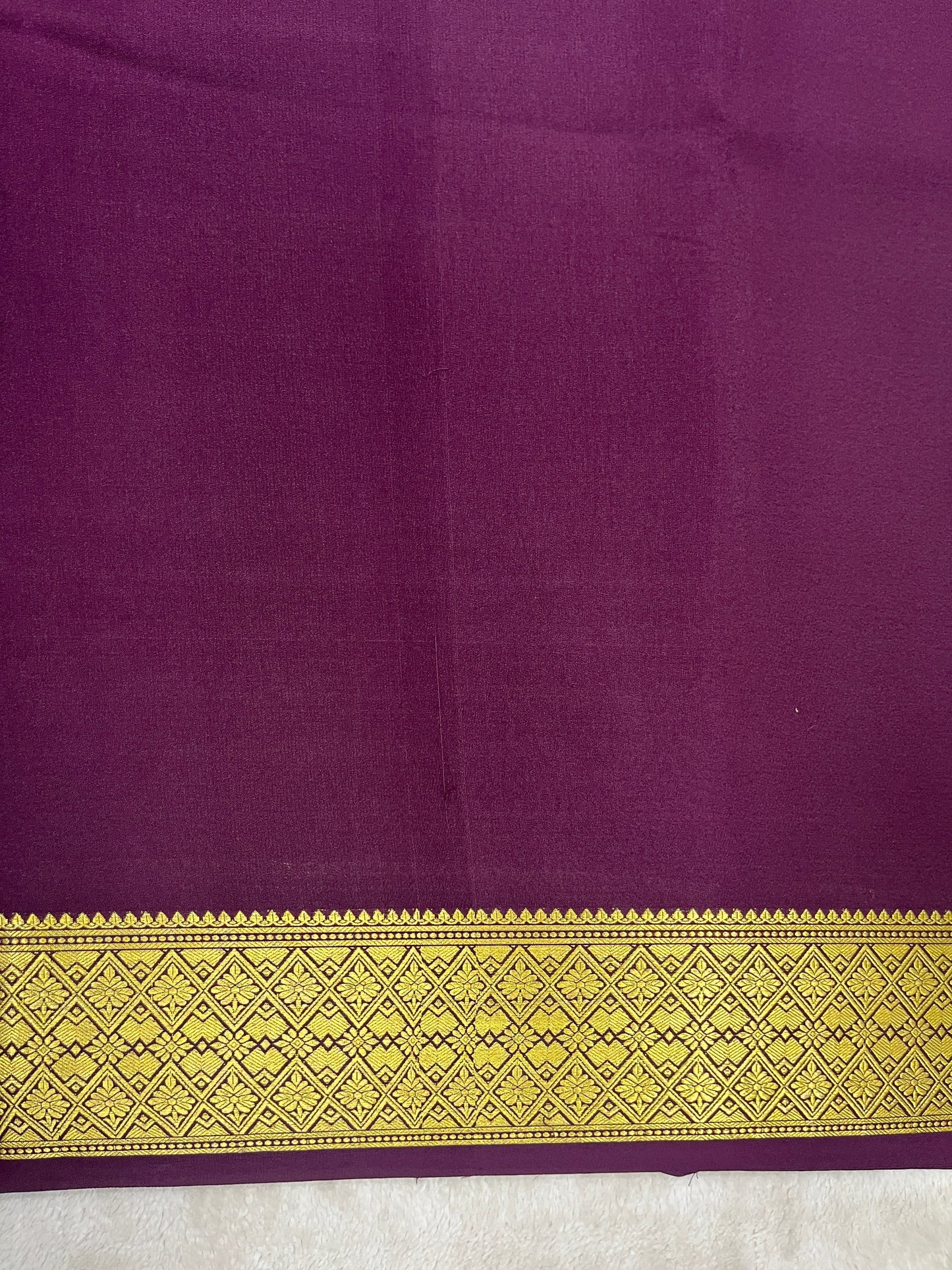 Pure Crepe Mysore silk saree - 16271502