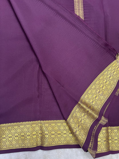 Pure Crepe Mysore silk saree - 16271502