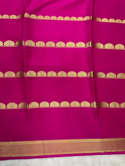 Pure Crepe Mysore silk saree - 16271504