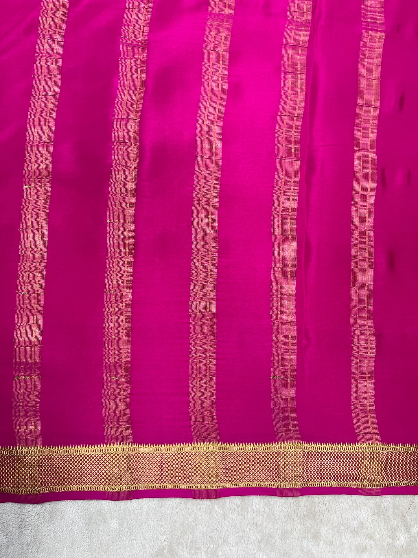 Pure Crepe Mysore silk saree - 16271504