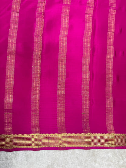Pure Crepe Mysore silk saree - 16271504