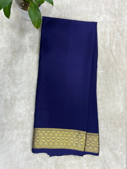 Pure Crepe Mysore silk saree - 16271502