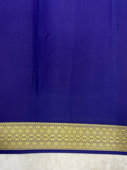 Pure Crepe Mysore silk saree - 16271502