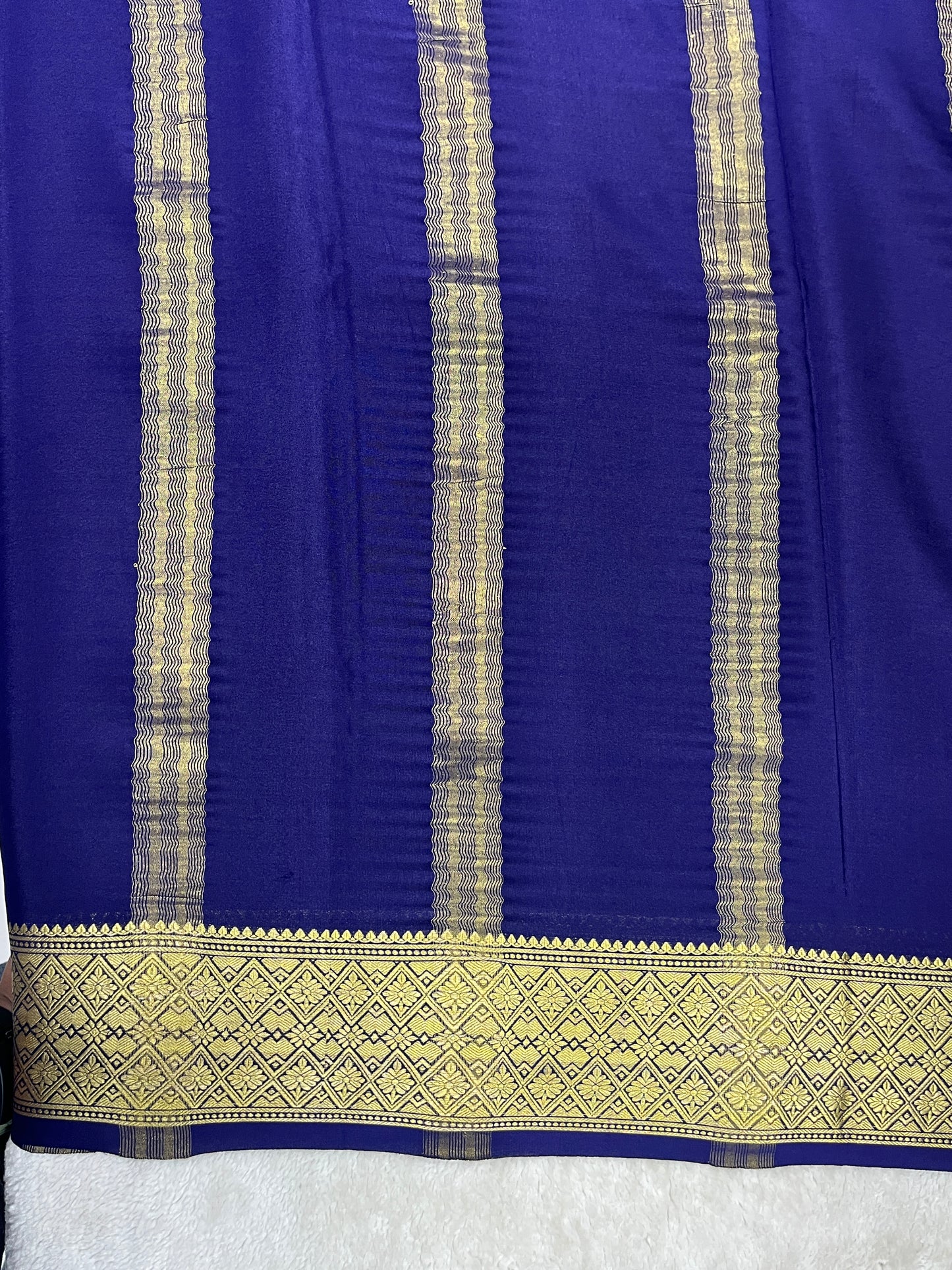 Pure Crepe Mysore silk saree - 16271502