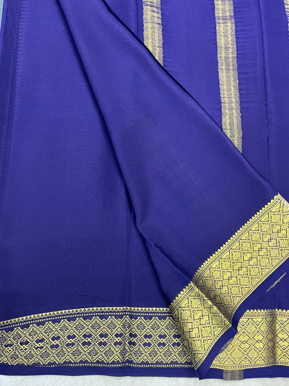 Pure Crepe Mysore silk saree - 16271502