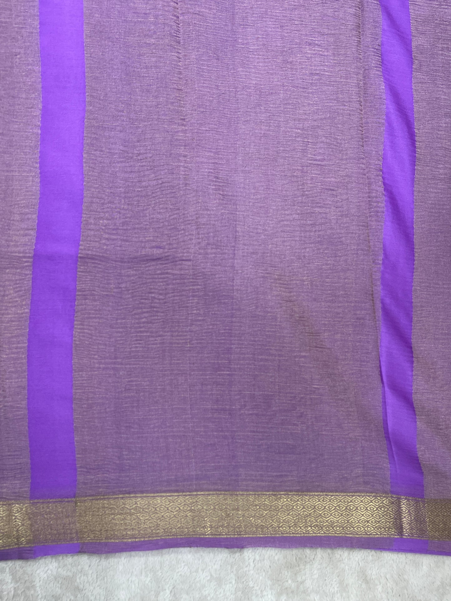 diamond crush Brocade In Lavender Self Color Blous - 1145311