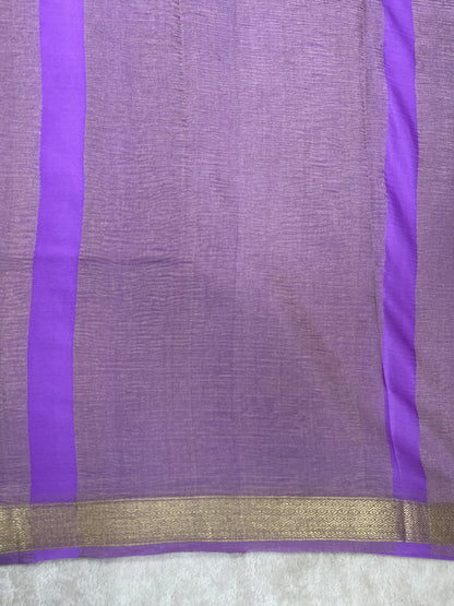 diamond crush Brocade In Lavender Self Color Blous - 1145311
