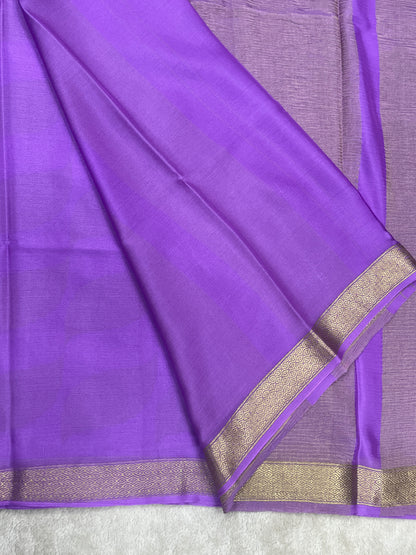 diamond crush Brocade In Lavender Self Color Blous - 1145311