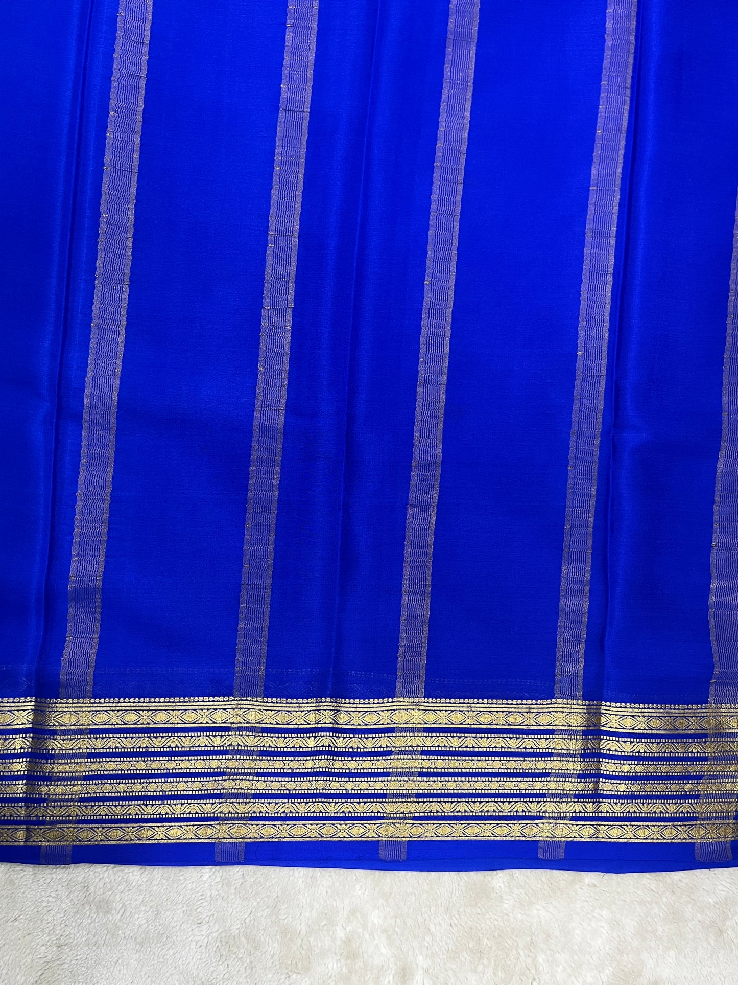 pure crepe mysore silk - piping - 1146006