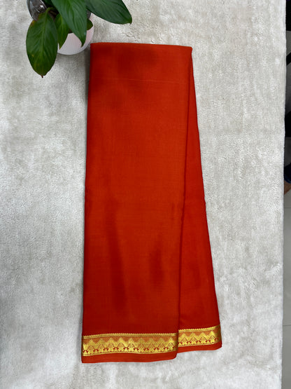 pure mysore silk - piping border -1150342