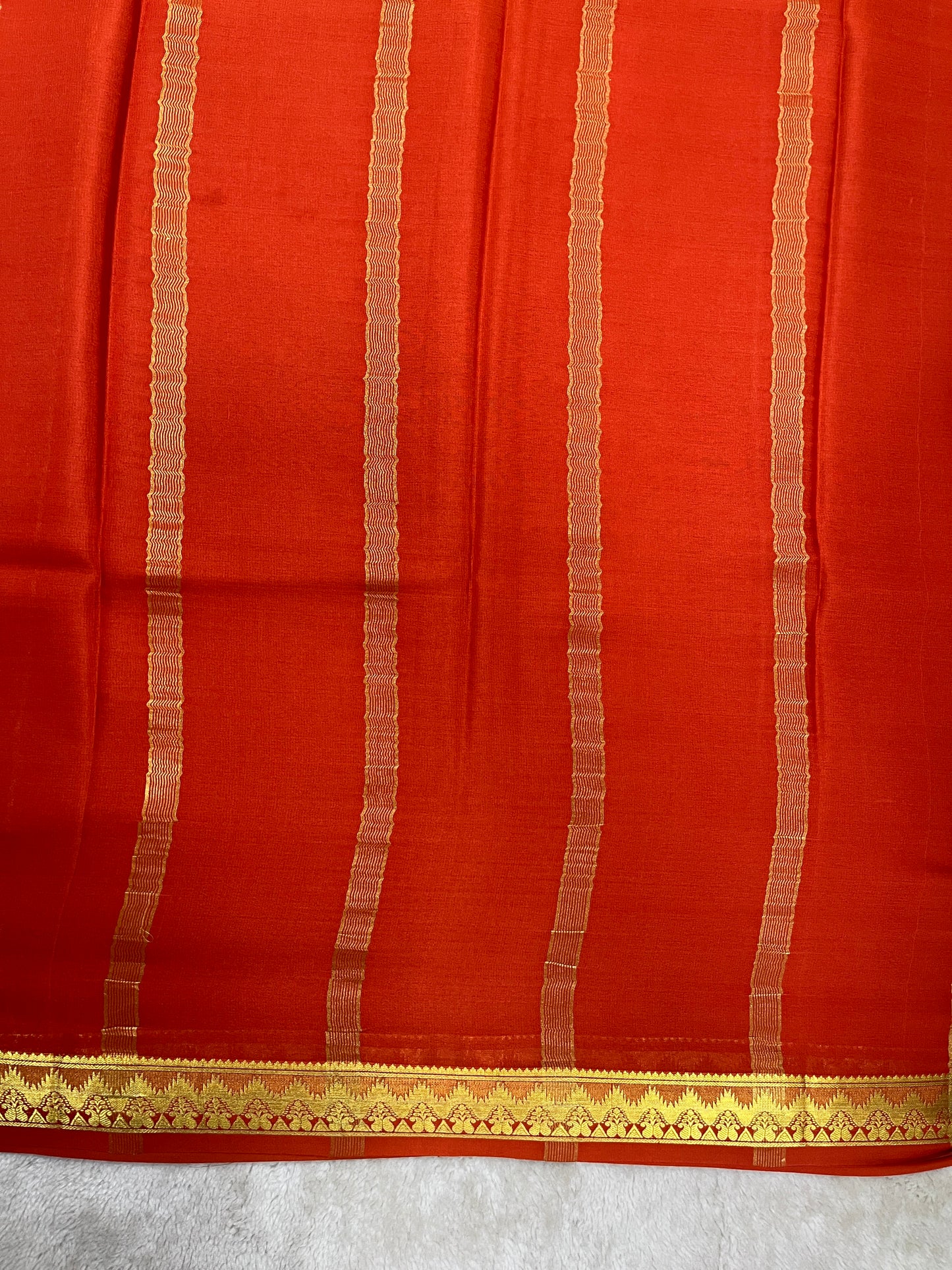 pure mysore silk - piping border -1150342