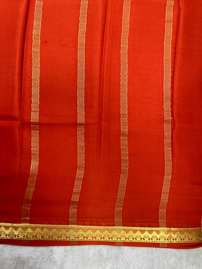 pure mysore silk - piping border -1150342