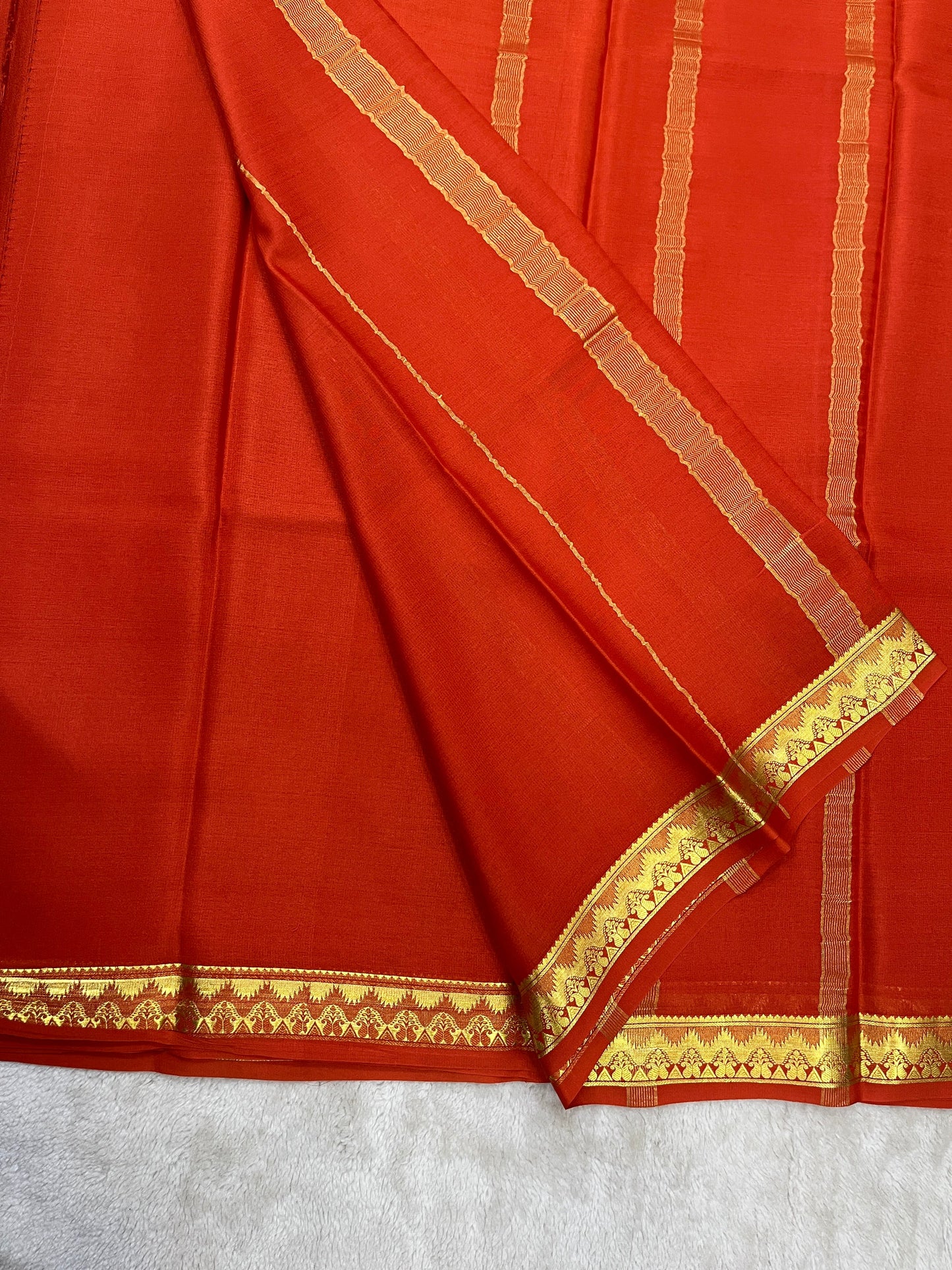 pure mysore silk - piping border -1150342