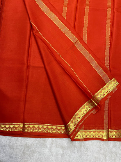 pure mysore silk - piping border -1150342