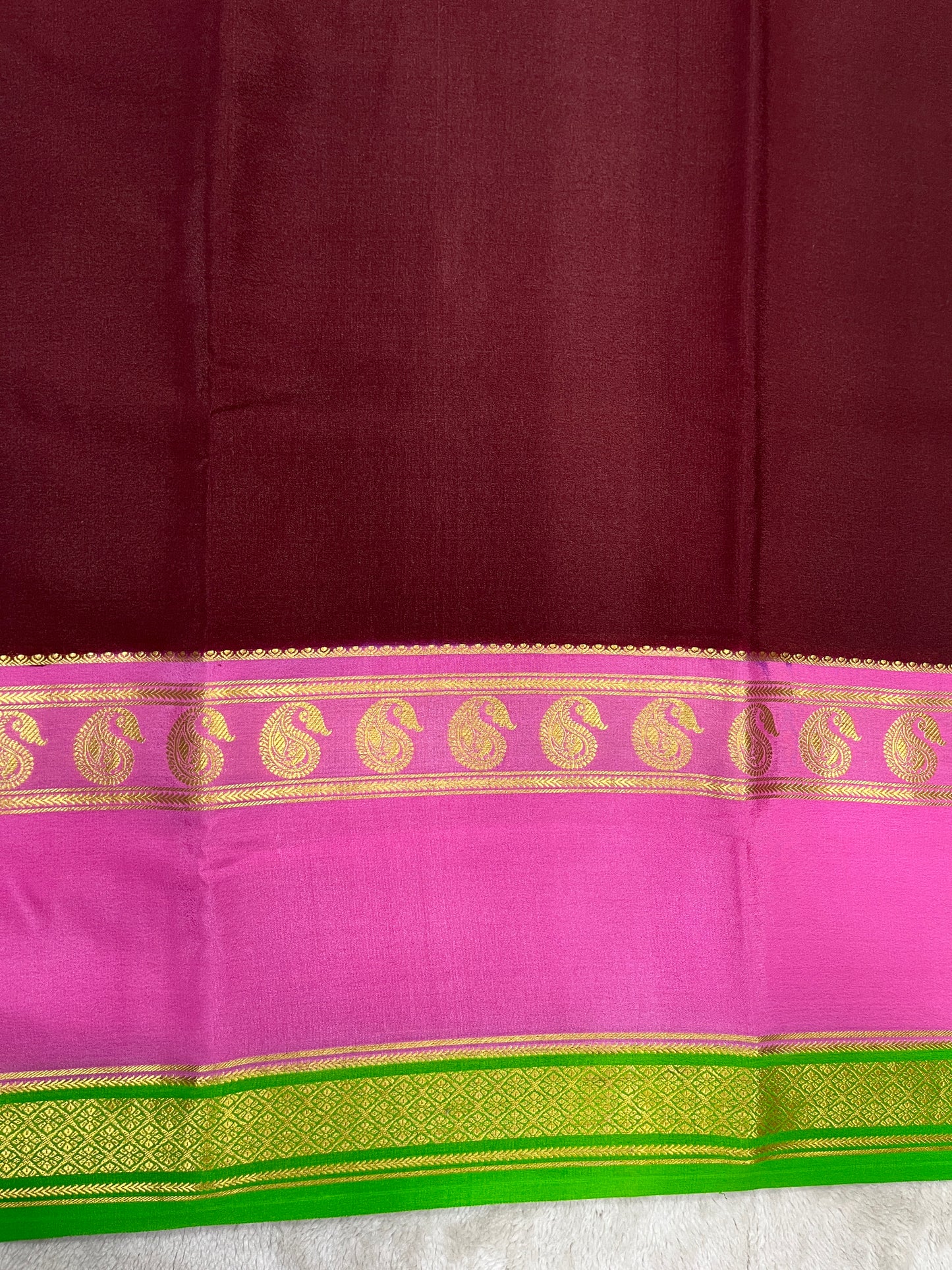 pure crepe mysore silk - 3D - 1146002