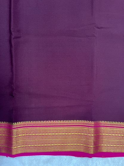 pure crepe mysore silk - Rudrakash - 1146004
