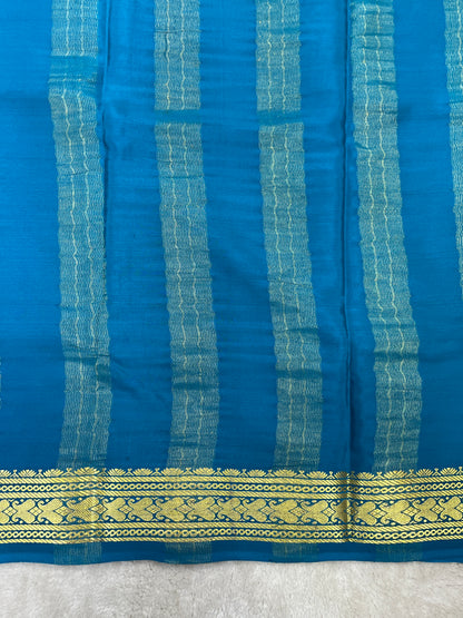 pure crepe mysore silk - patti border - 1146001