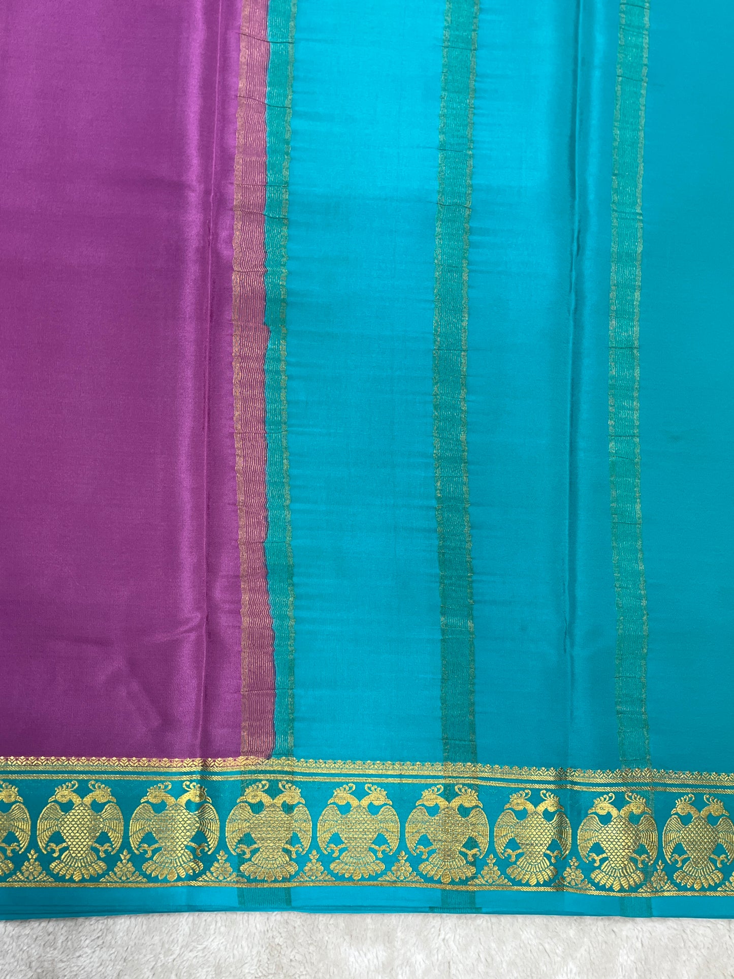 pure crepe mysore silk - Rudrakash - 1146004