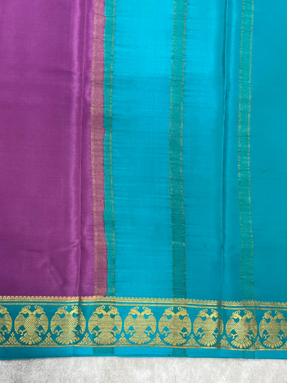 pure crepe mysore silk - Rudrakash - 1146004