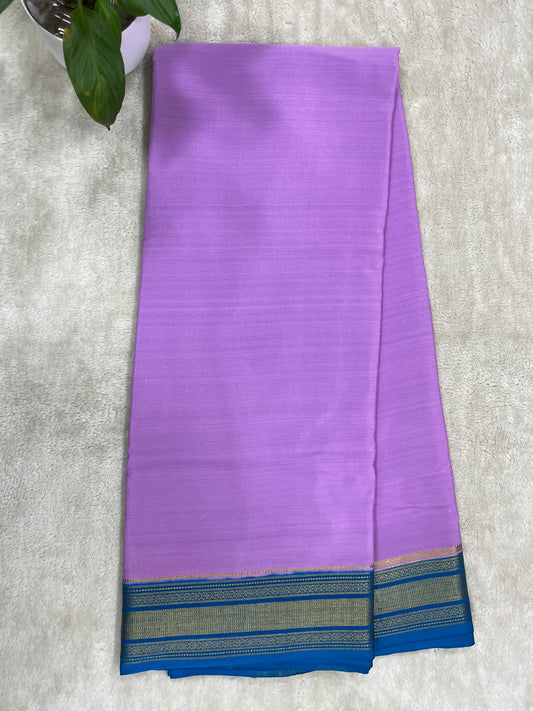 pure crepe mysore silk - patti border - 1146001