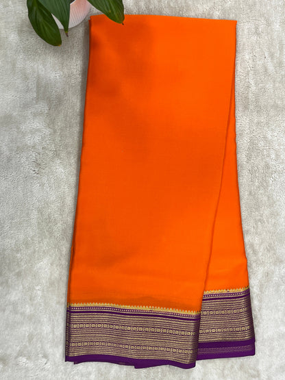 Pure Crepe Mysore silk saree - 1146004