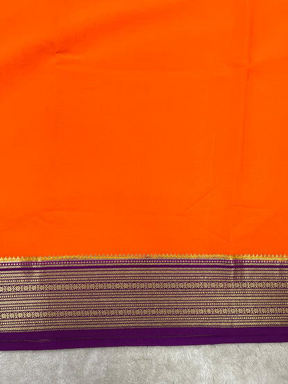 Pure Crepe Mysore silk saree - 1146004
