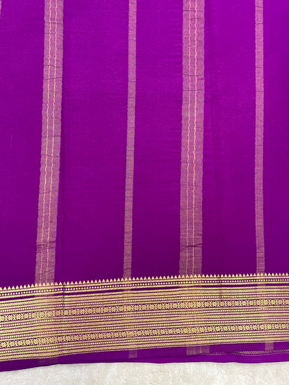 Pure Crepe Mysore silk saree - 1146004