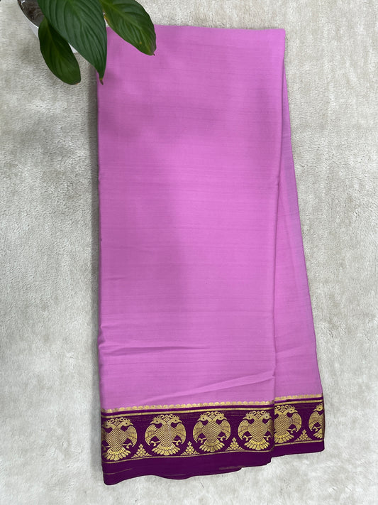 pure crepe mysore silk - Gandaberunda- 1146003