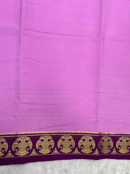 pure crepe mysore silk - Gandaberunda- 1146003