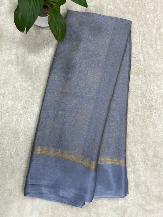 Pure Crepe Mysore silk saree - 1145309