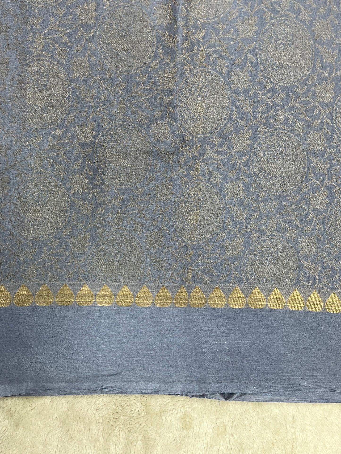 Pure Crepe Mysore silk saree - 1145309