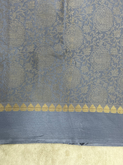 Pure Crepe Mysore silk saree - 1145309