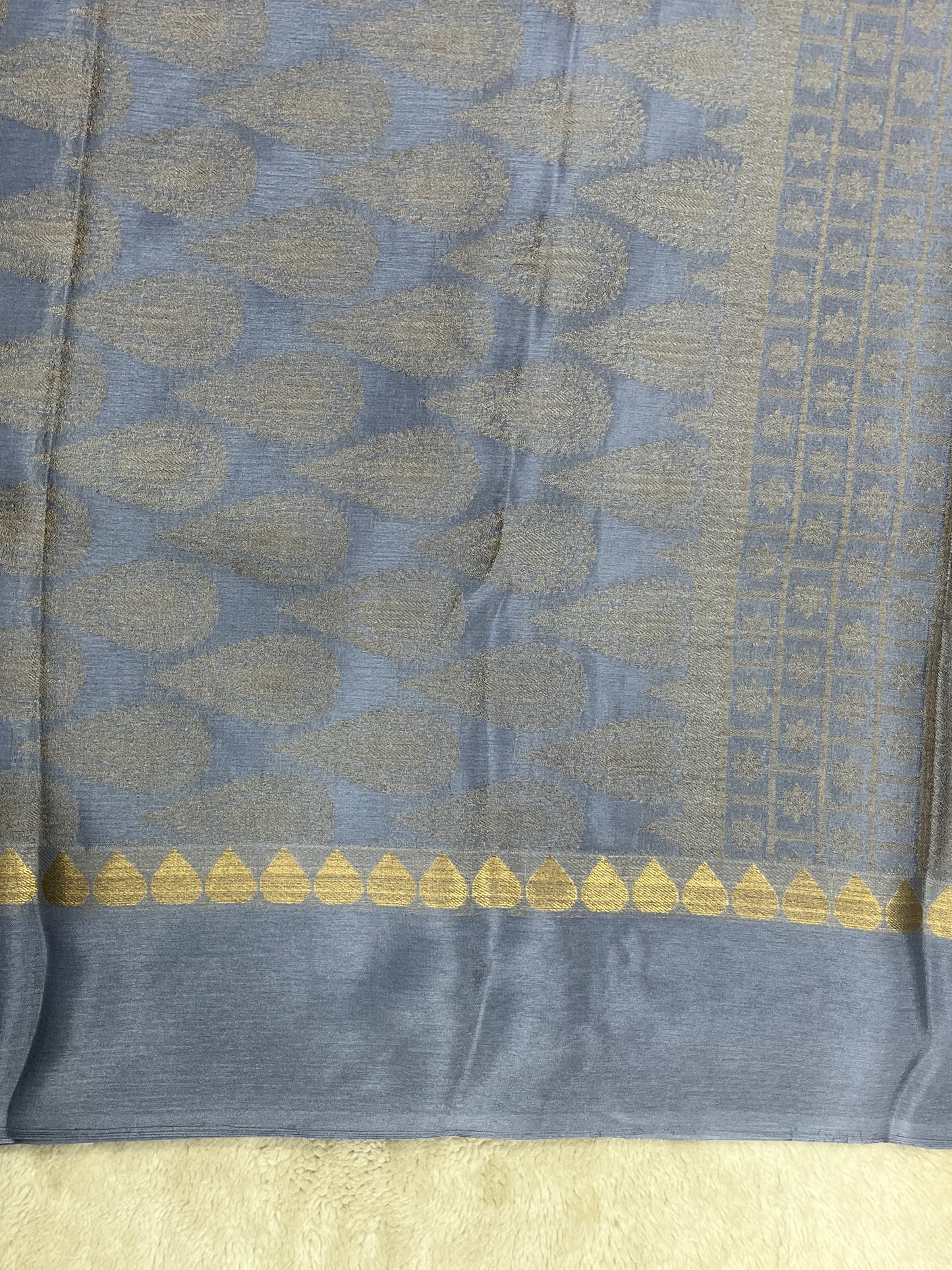 Pure Crepe Mysore silk saree - 1145309