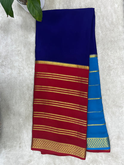 Pure Crepe Mysore silk saree 1146002