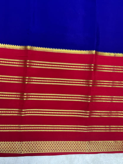 Pure Crepe Mysore silk saree 1146002