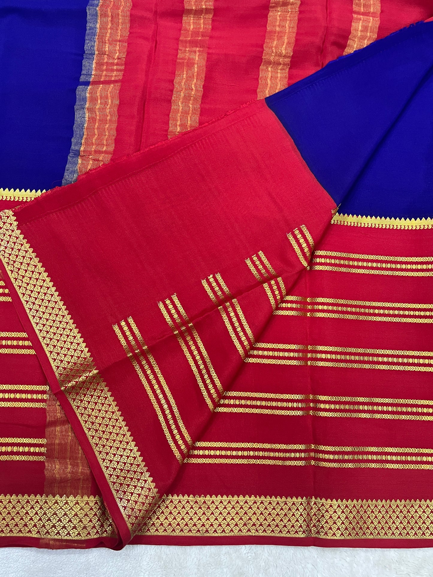 Pure Crepe Mysore silk saree 1146002