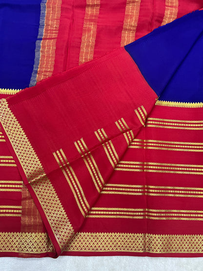 Pure Crepe Mysore silk saree 1146002