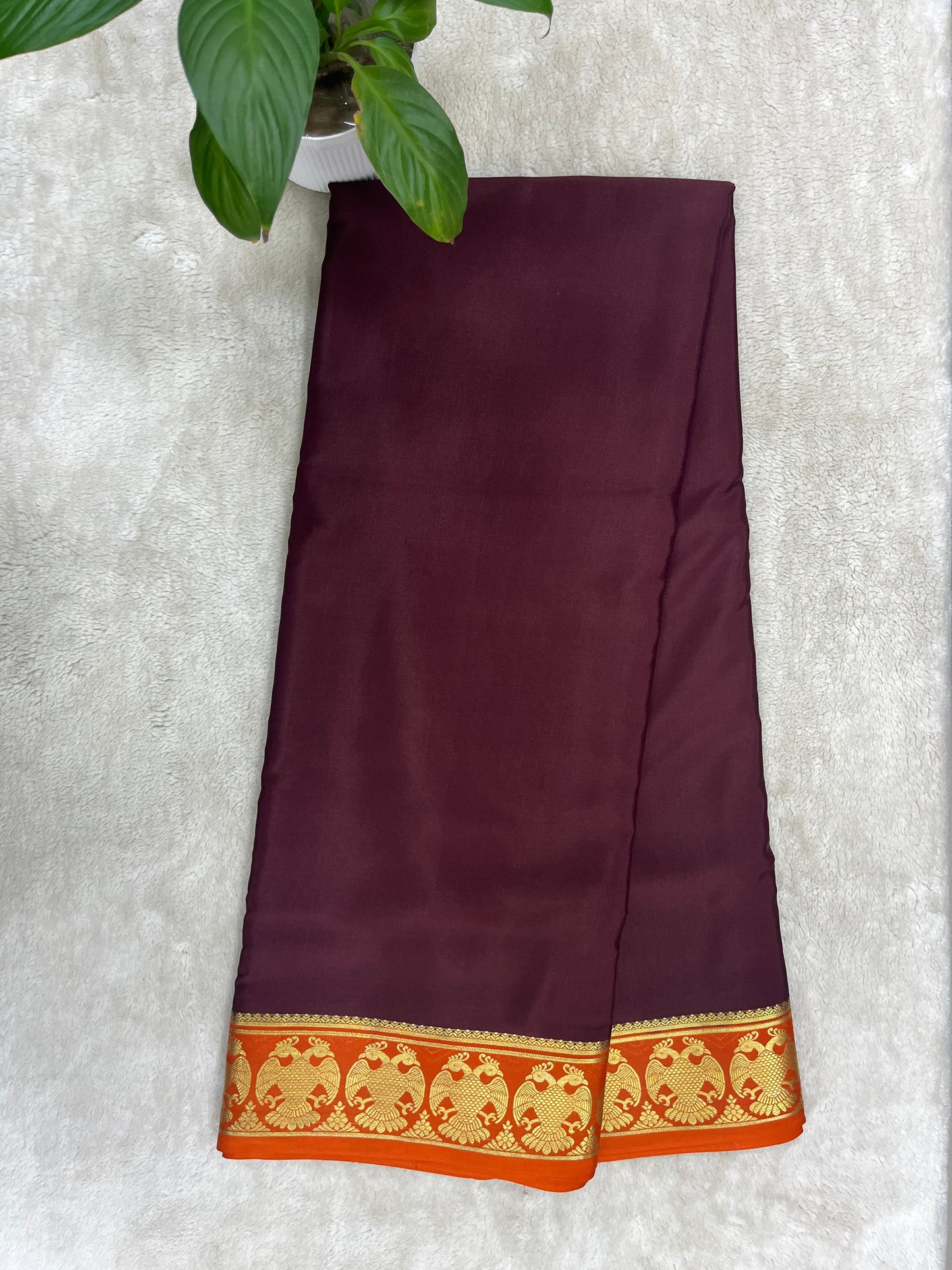 Pure Crepe Mysore silk saree - 1146004