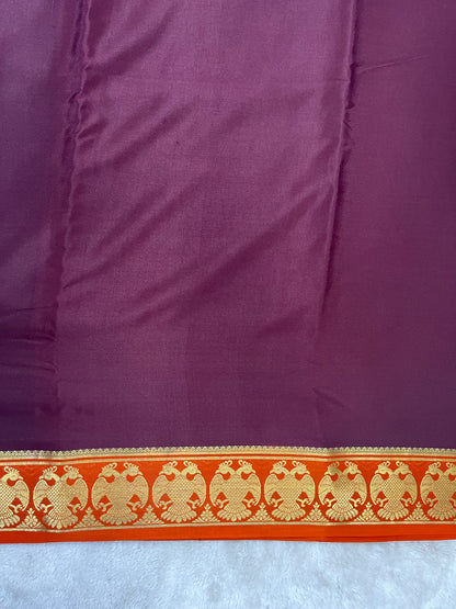 Pure Crepe Mysore silk saree - 1146004