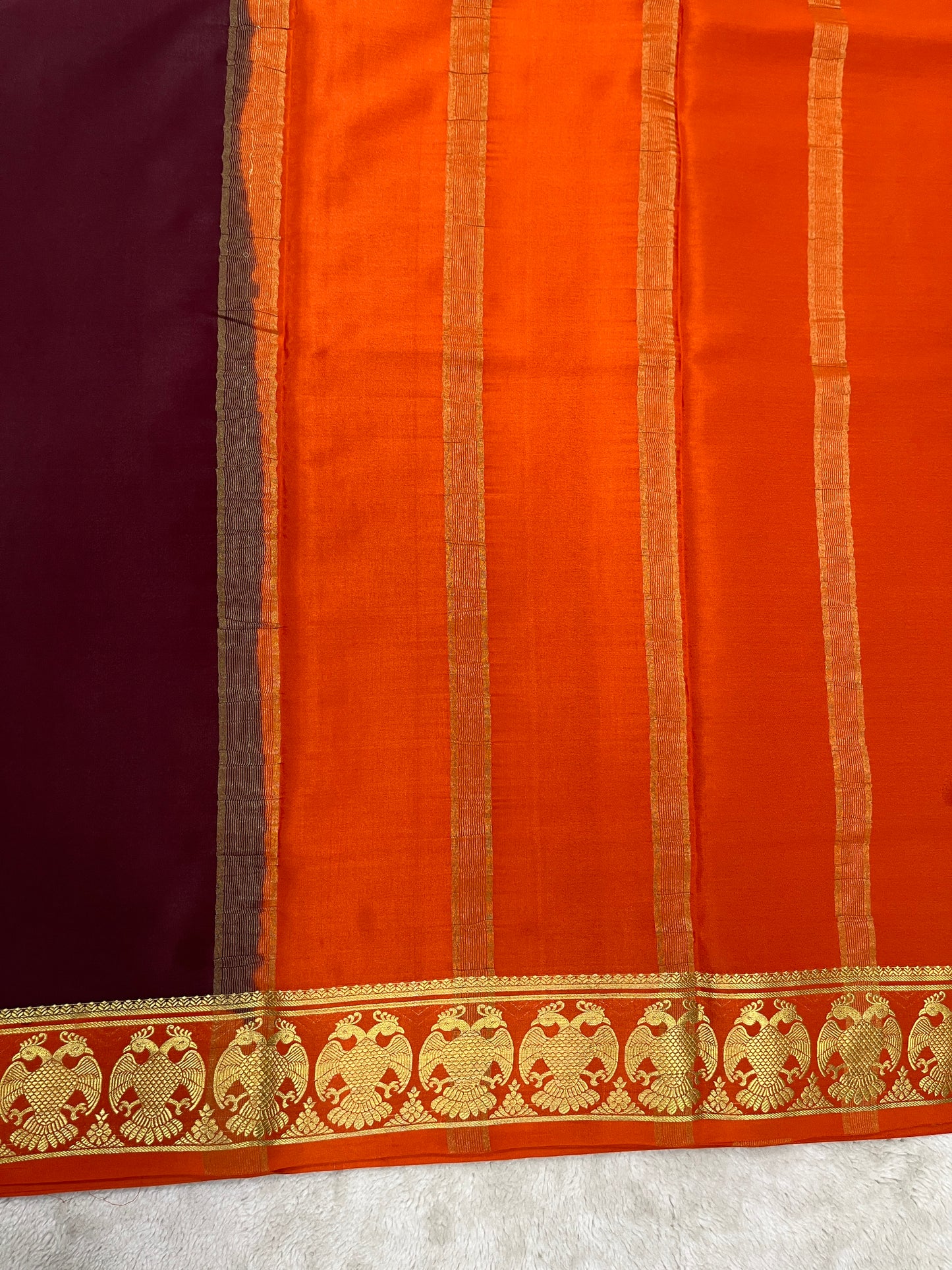 Pure Crepe Mysore silk saree - 1146004