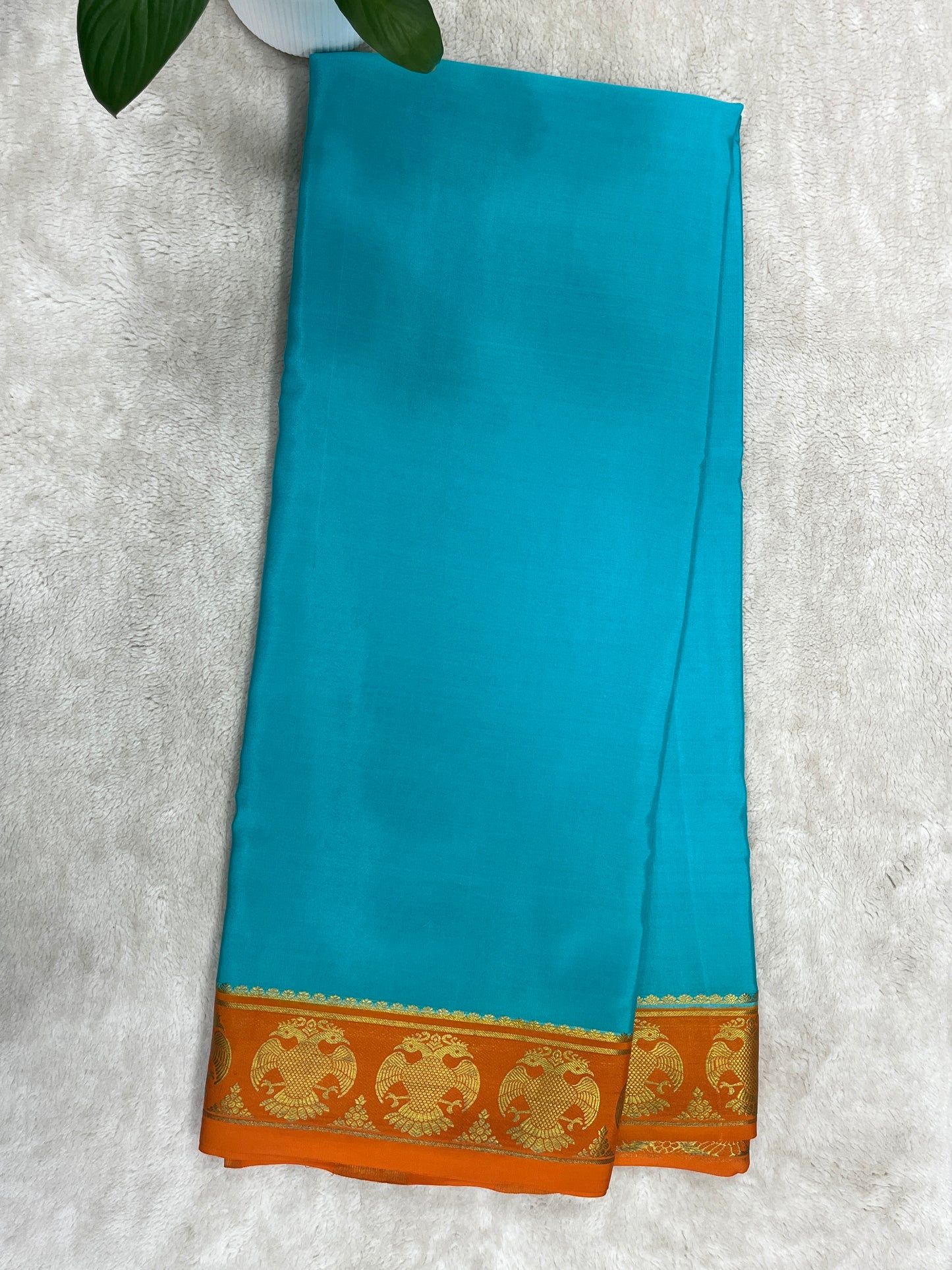 Pure crepe Mysore silk saree - 1146003