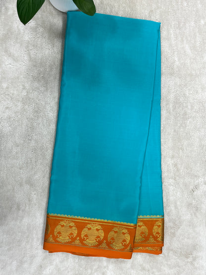 Pure crepe Mysore silk saree - 1146003