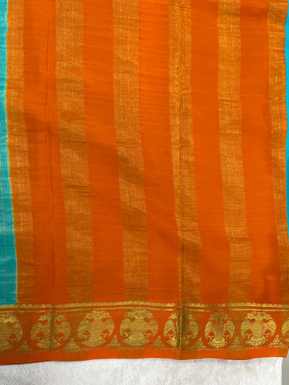 Pure crepe Mysore silk saree - 1146003