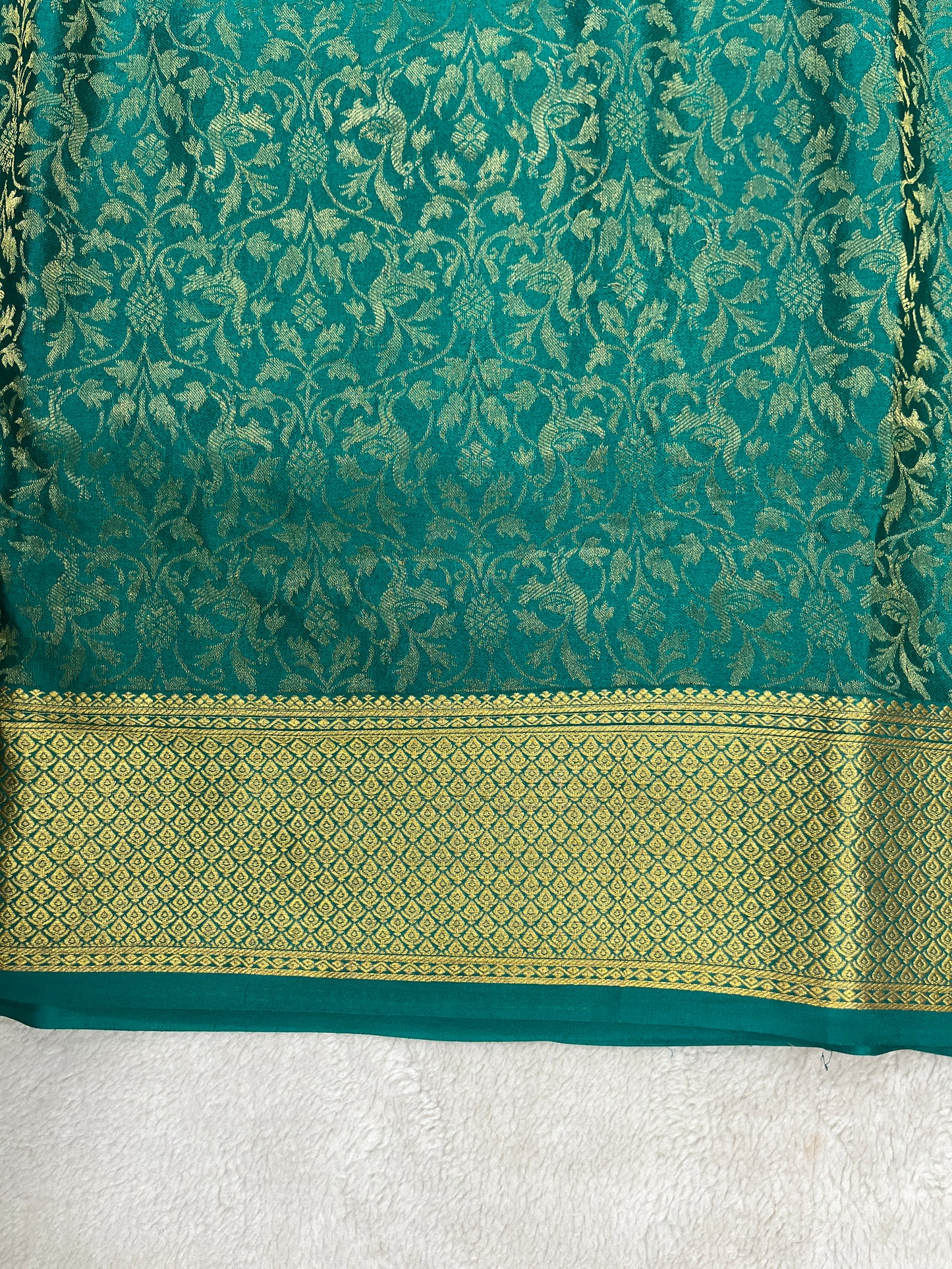Pure Crepe Mysore Silk Saree 1145315