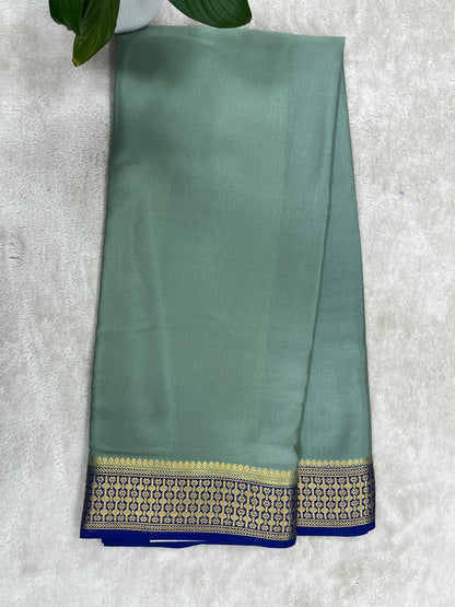 Pure crepe Mysore silk saree - 1146004